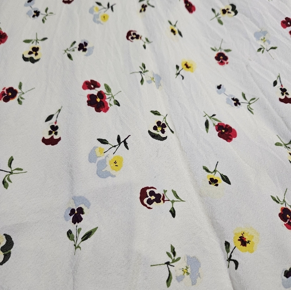 Gap x Doen Floral Midi Dress with Cap Sleeves size XL - Picture 9 of 11